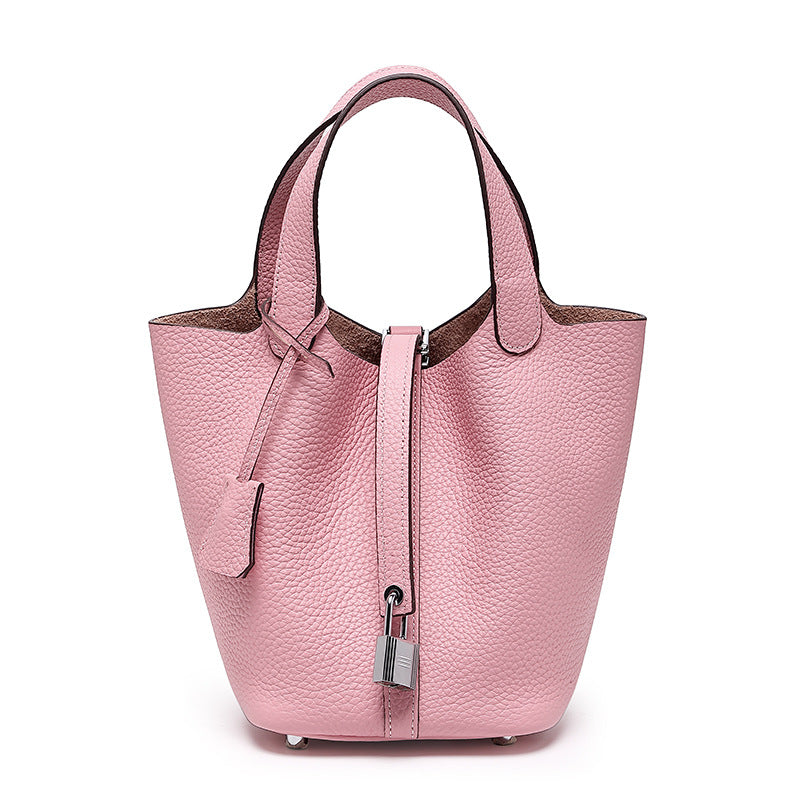 E7030# Cow Leather Bag