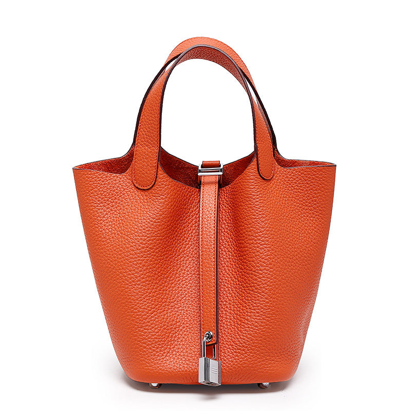 E7030# Cow Leather Bag