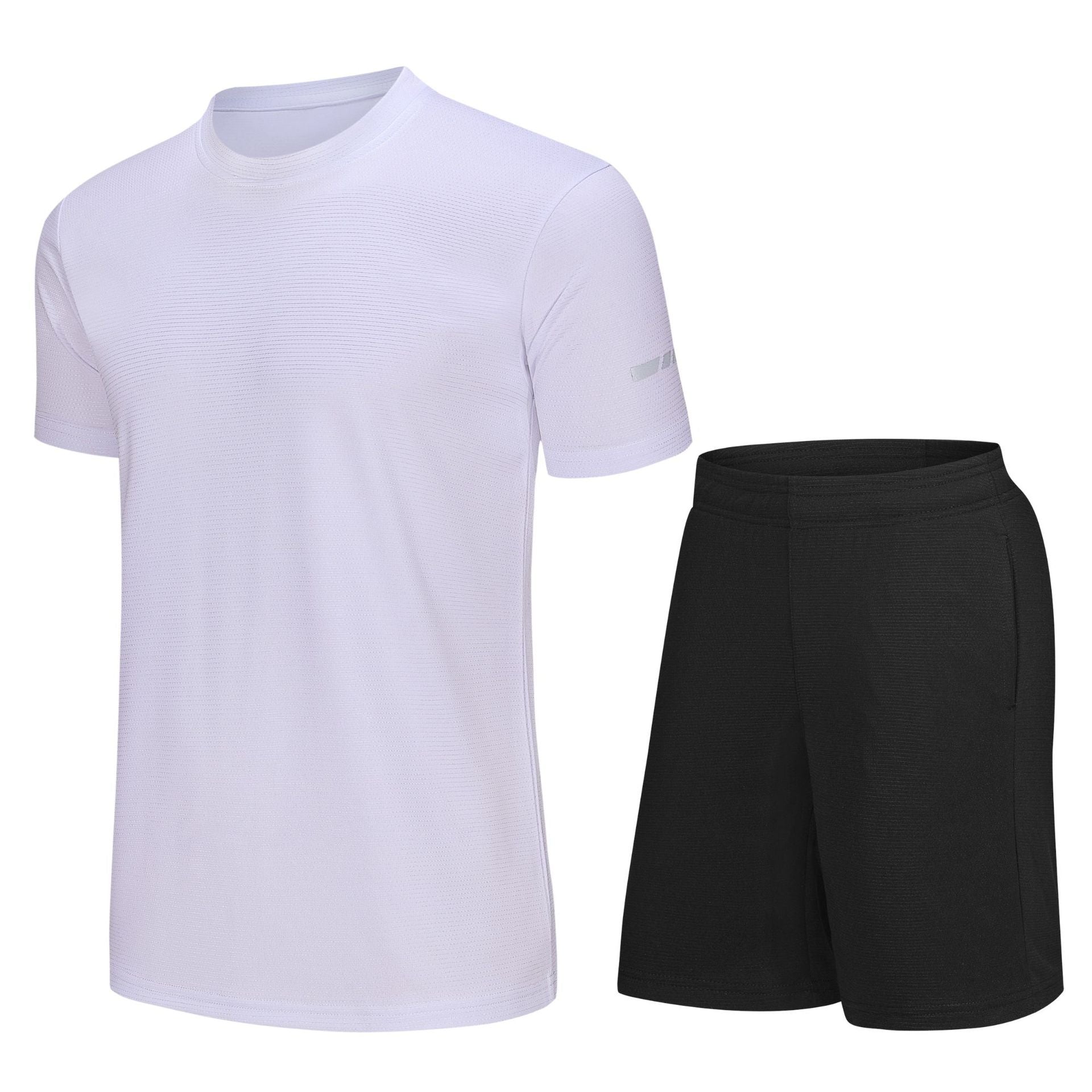 E7195#Kids football shirt shorts set