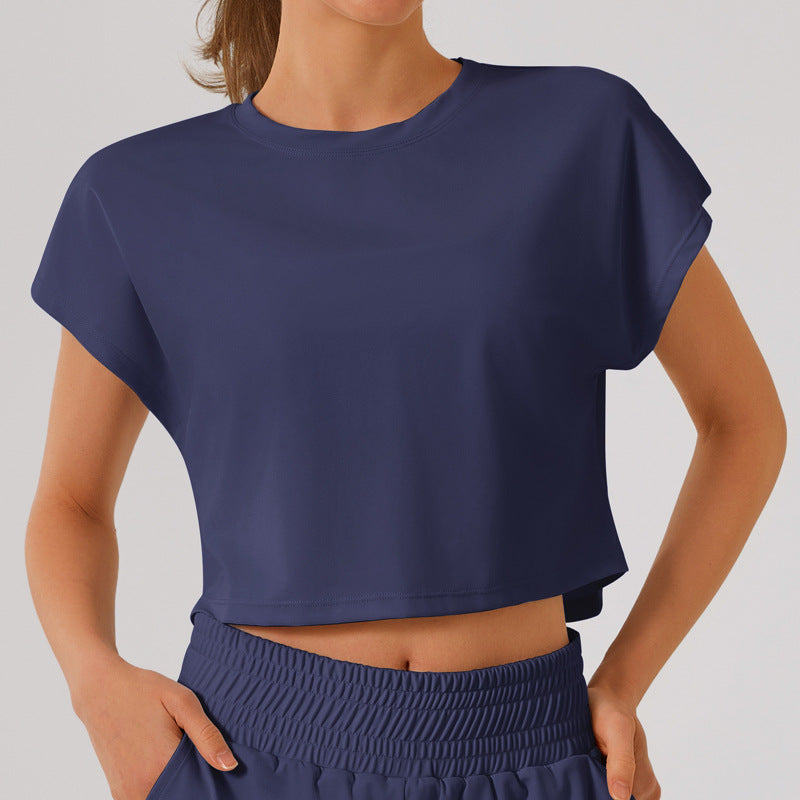L4520-1# Women Yoga Top Shorts Set