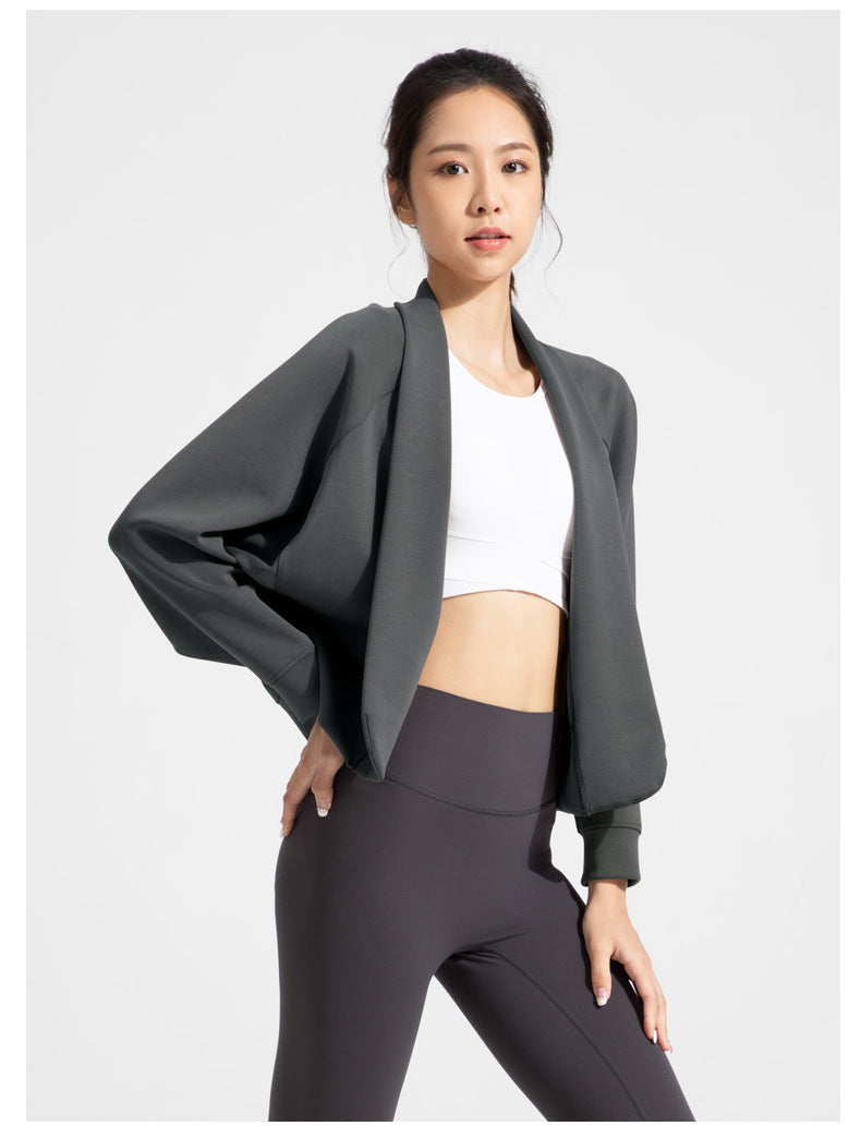 L6512# Women yoga cardigan