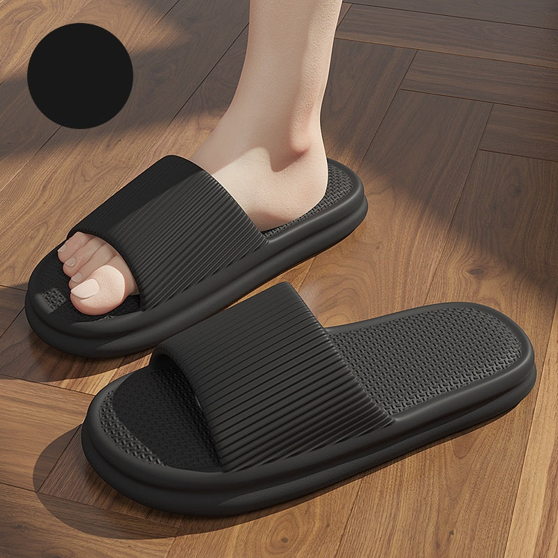 E7153#Genuine Leather Slipper