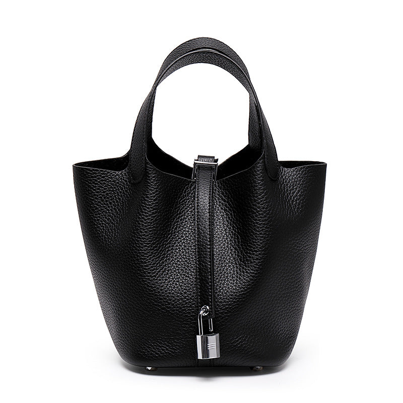 E7030# Cow Leather Bag