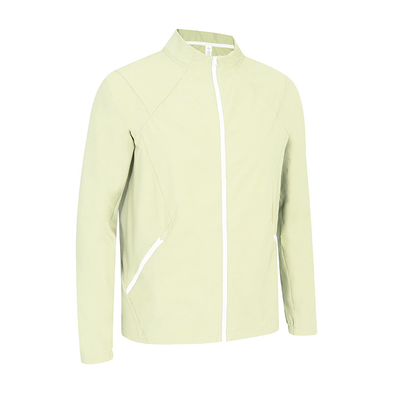 L6497# Men lightweight windbreaker jacket