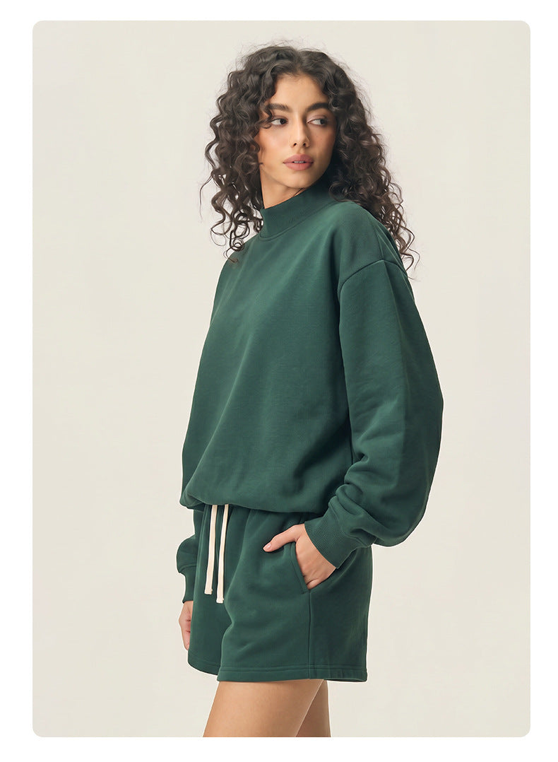 2724# A 3D Silver Women Sweatshirt Or Shorts