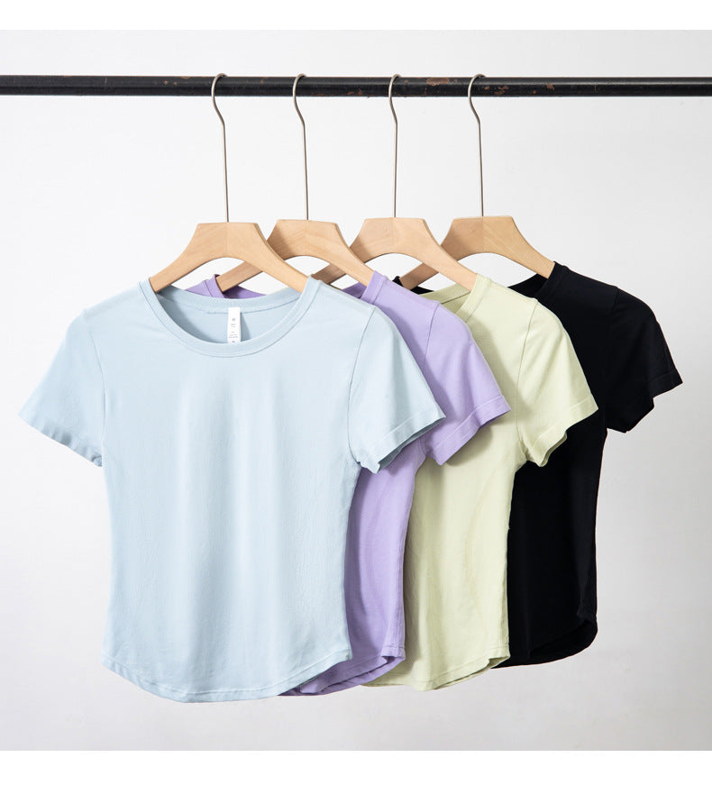 L4521# Women Yoga Shirts