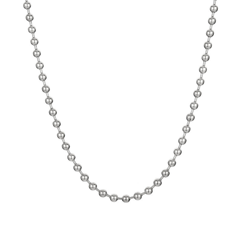 E3596#Titanium Steel Necklace and Bracelet