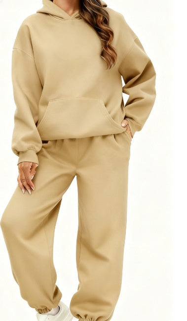 1892# A Women Printed Hoodie Pants Set