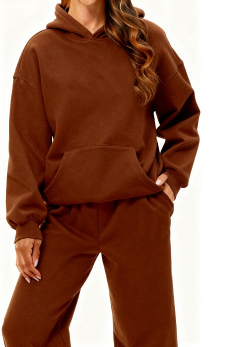 1892# A Women Printed Hoodie Pants Set