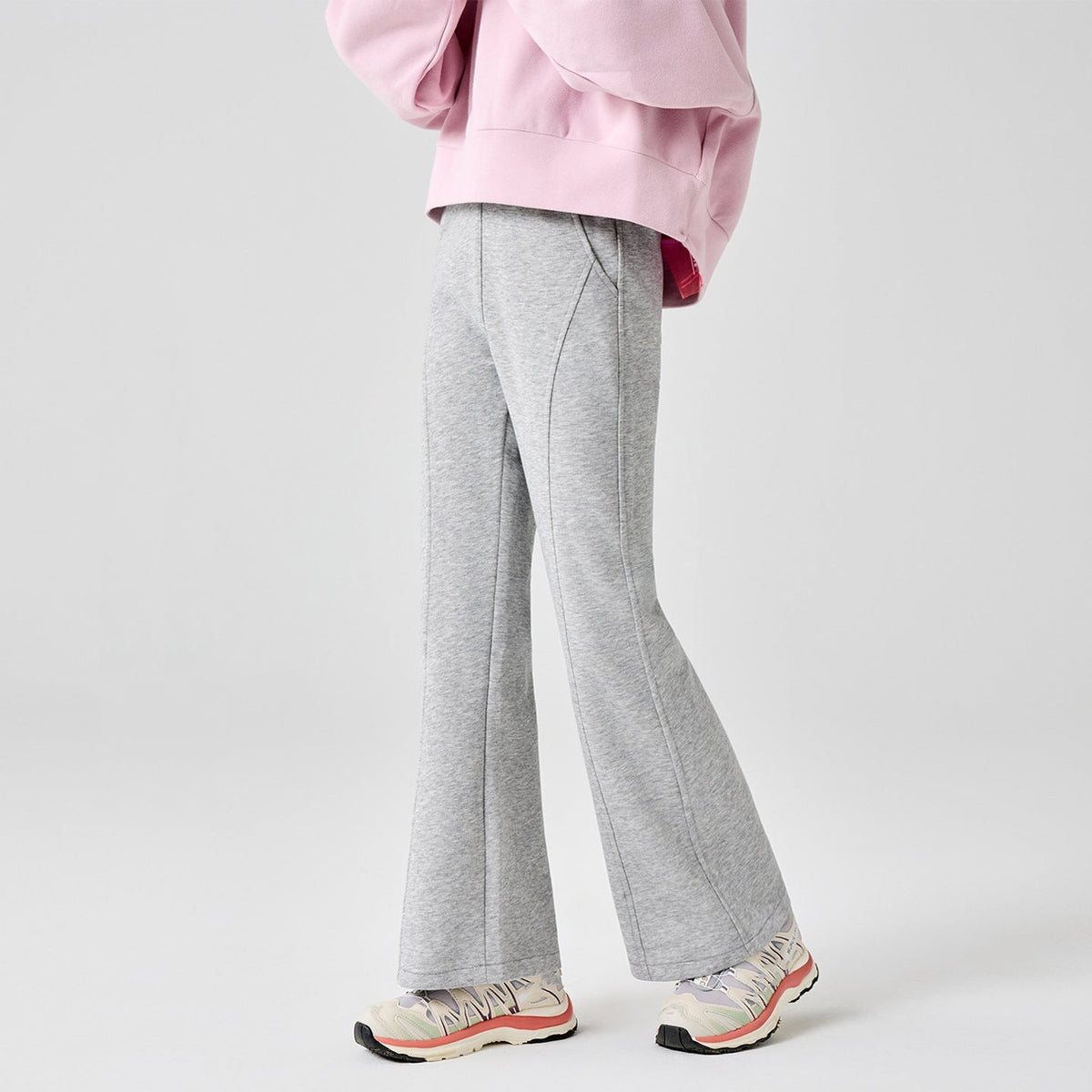 L6481 Kids Bell-bottom pants