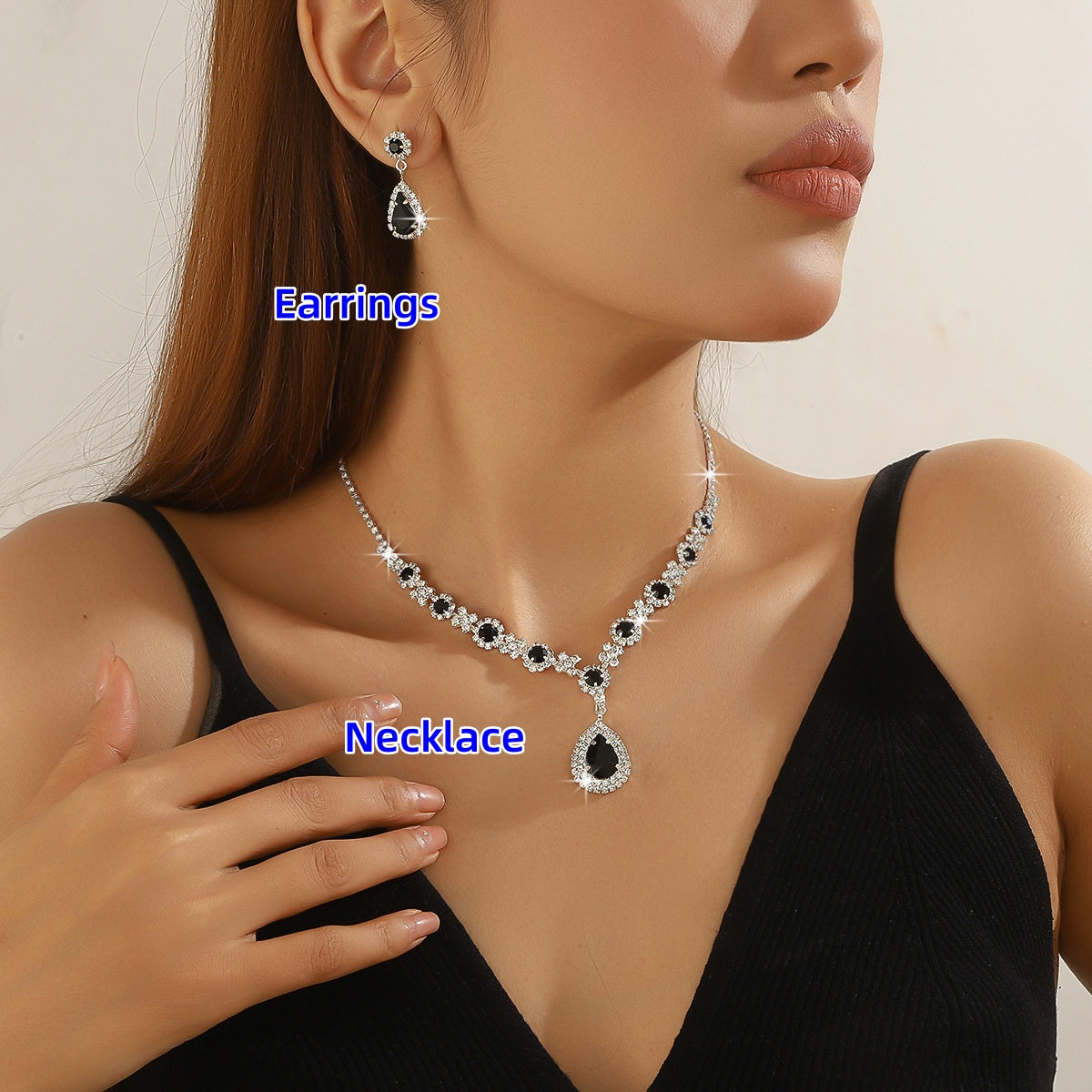 E6765#17.8MM Necklace or 14MM Earrings