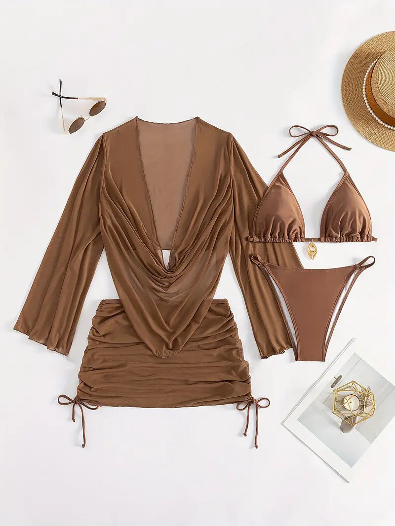 E7160# Women Bra Swimwear Set