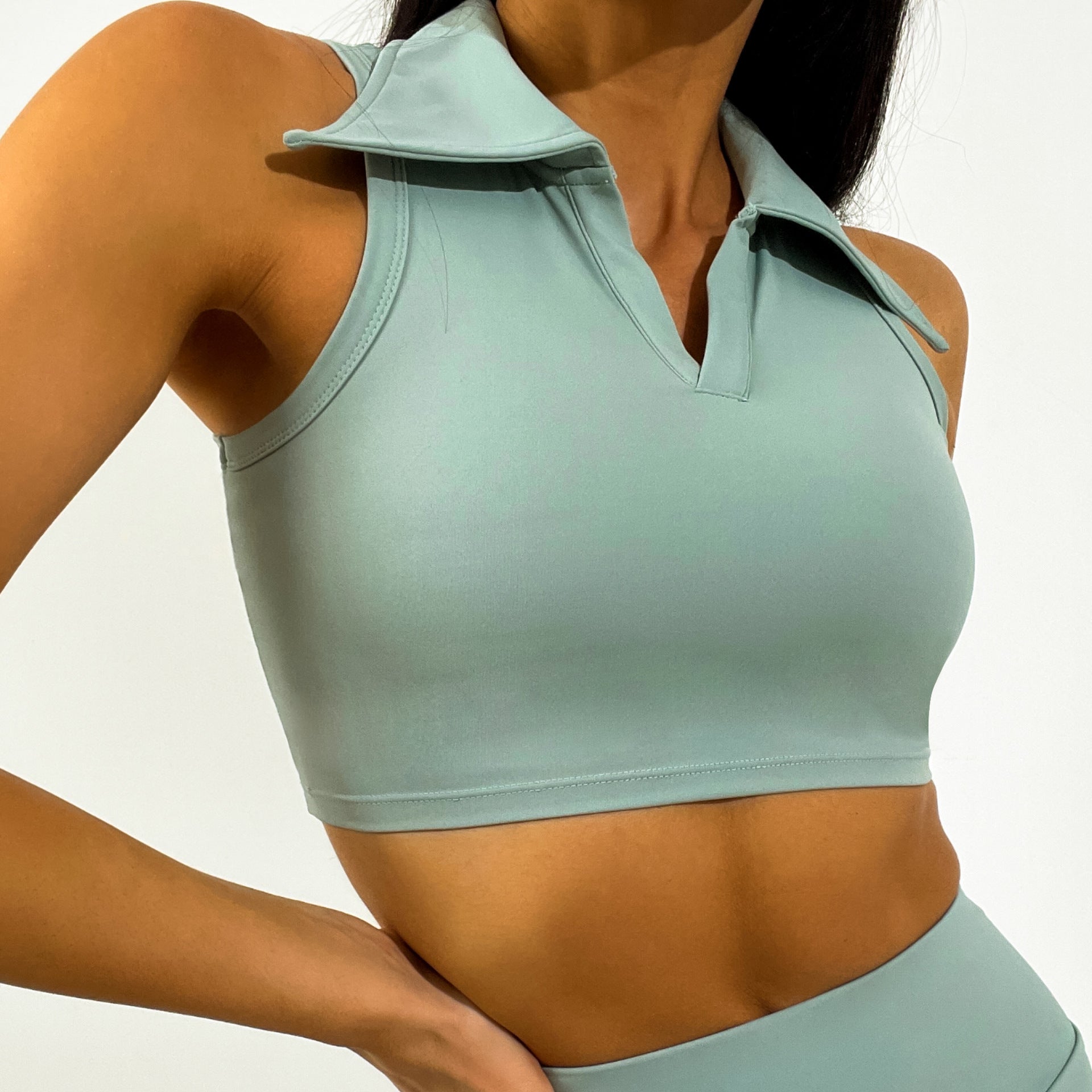 151# AL Yoga Vest Skirts Set