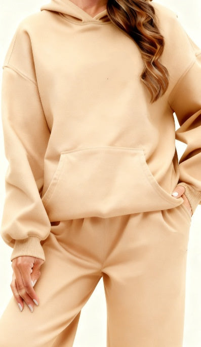 1892# A Women Printed Hoodie Pants Set