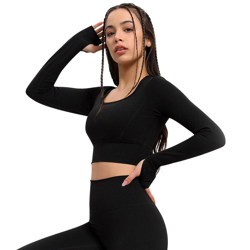 L2605#  Women Yoga Shirts Pants Set