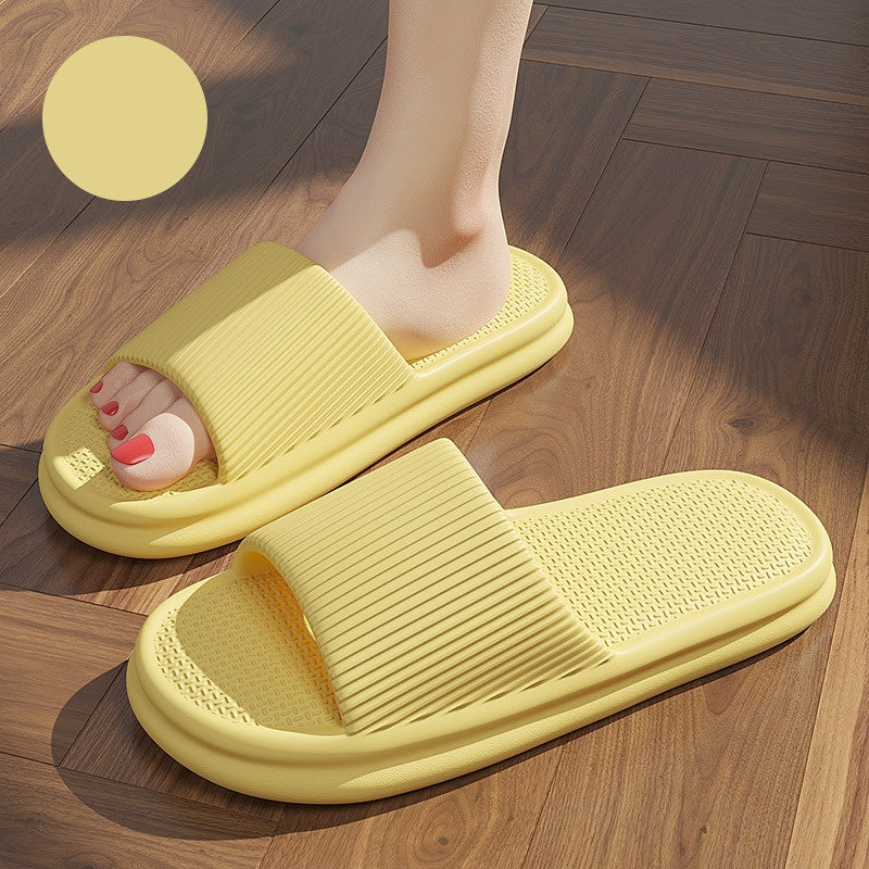 E7153#Genuine Leather Slipper