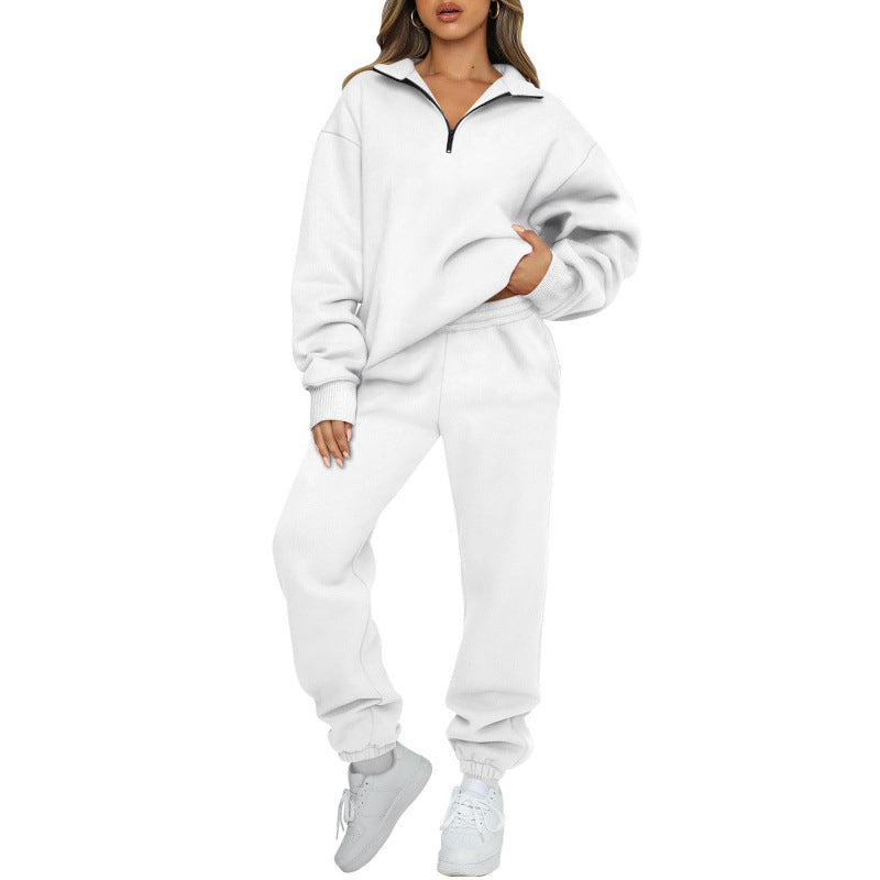 E7163#Women Sweatshirts Pants Set