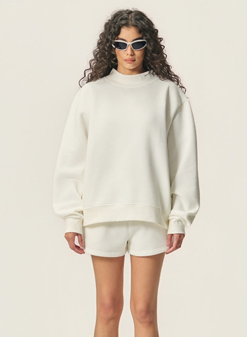 2724# A 3D Silver Women Sweatshirt Or Shorts
