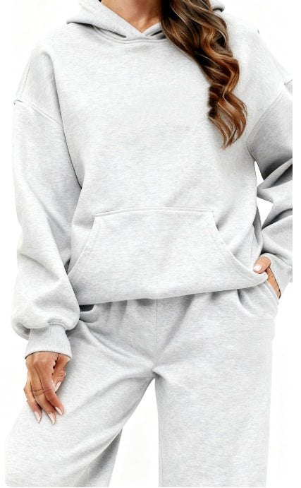 1892# A Women Printed Hoodie Pants Set