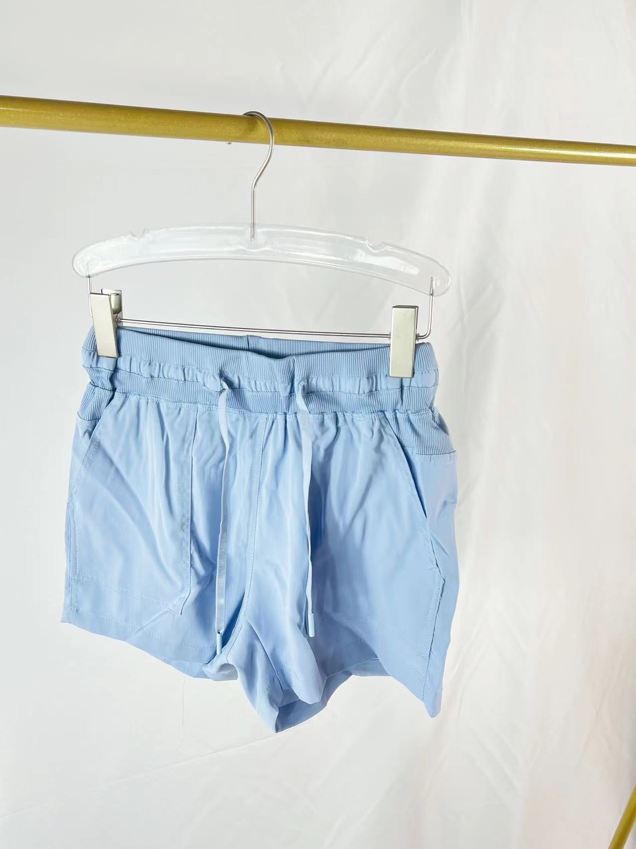 L6150#  Women Silica Gel  Sports Shorts