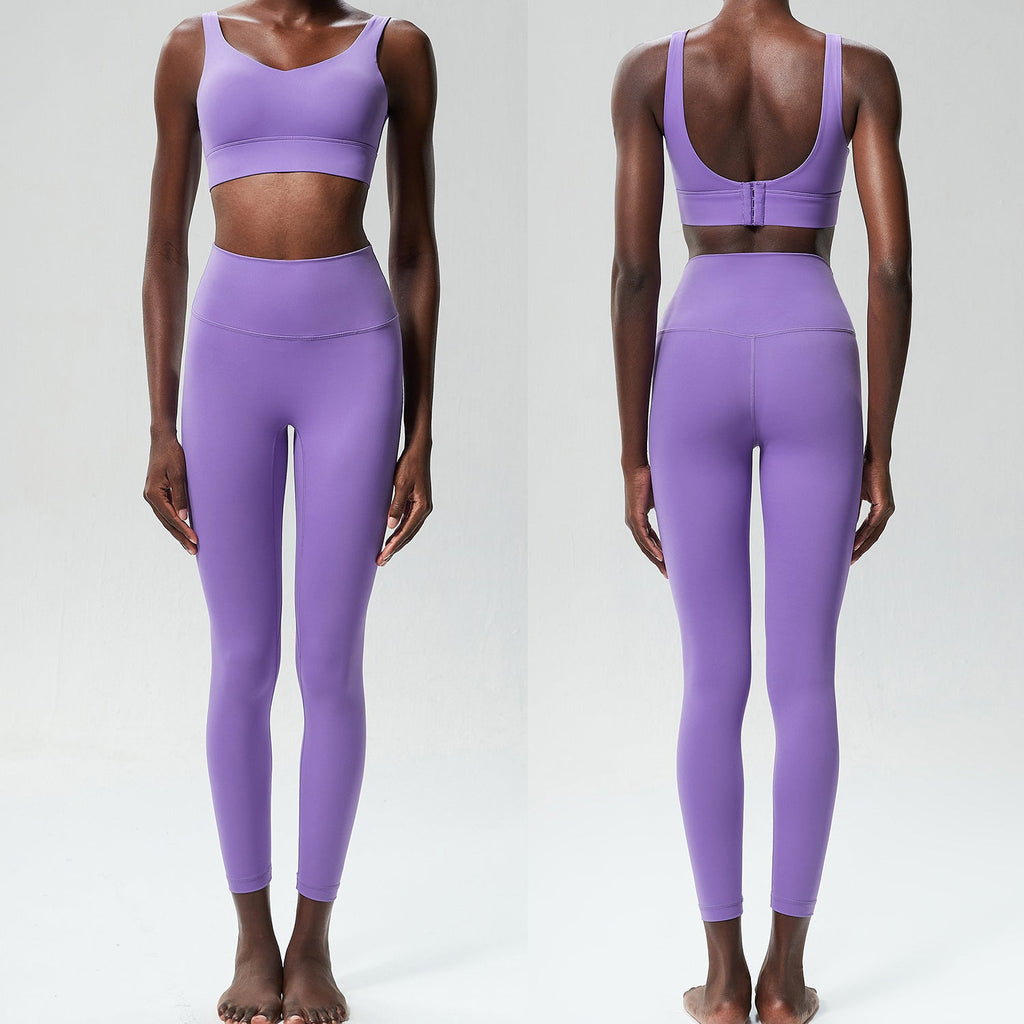 L3715# Women Yoga Bra and Pants Set