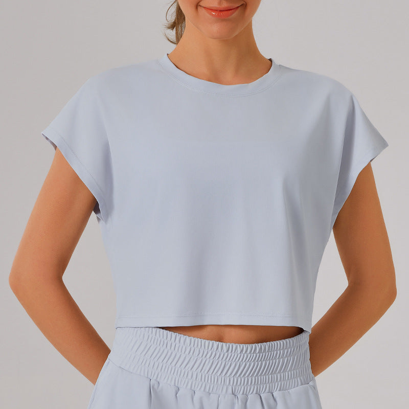 L4520-1# Women Yoga Top Shorts Set