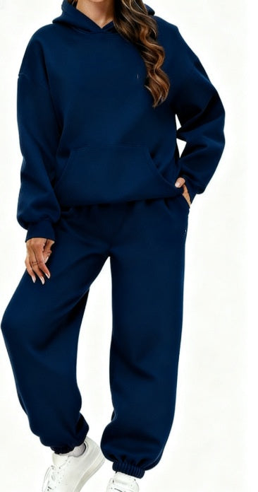 1892# A Women Printed Hoodie Pants Set