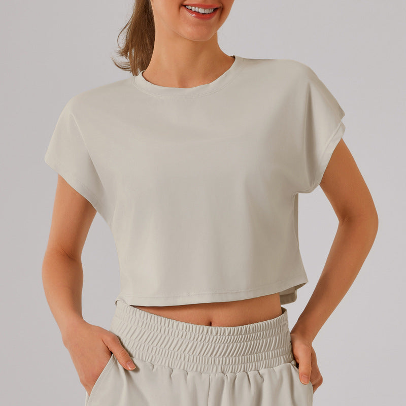 L4520-1# Women Yoga Top Shorts Set
