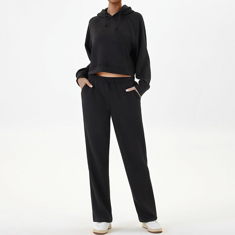 L4518#  Women Hoodies Pants Set