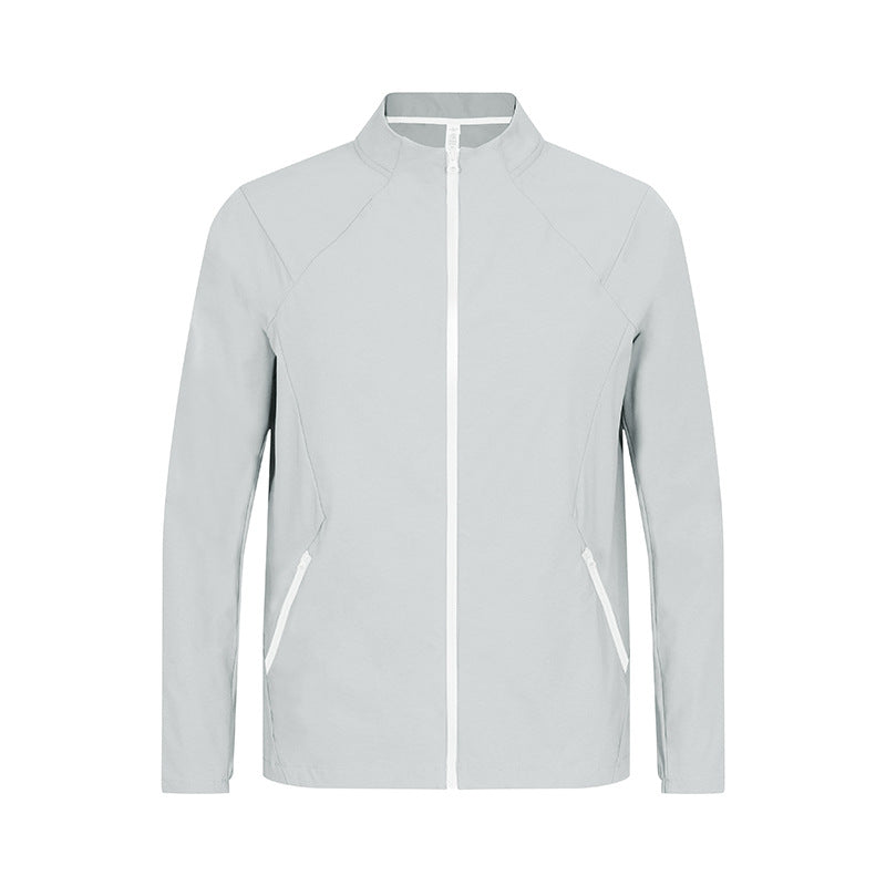 L6497# Men lightweight windbreaker jacket