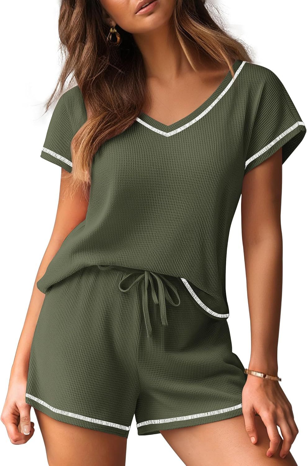 E5822#Shirts Shorts Set