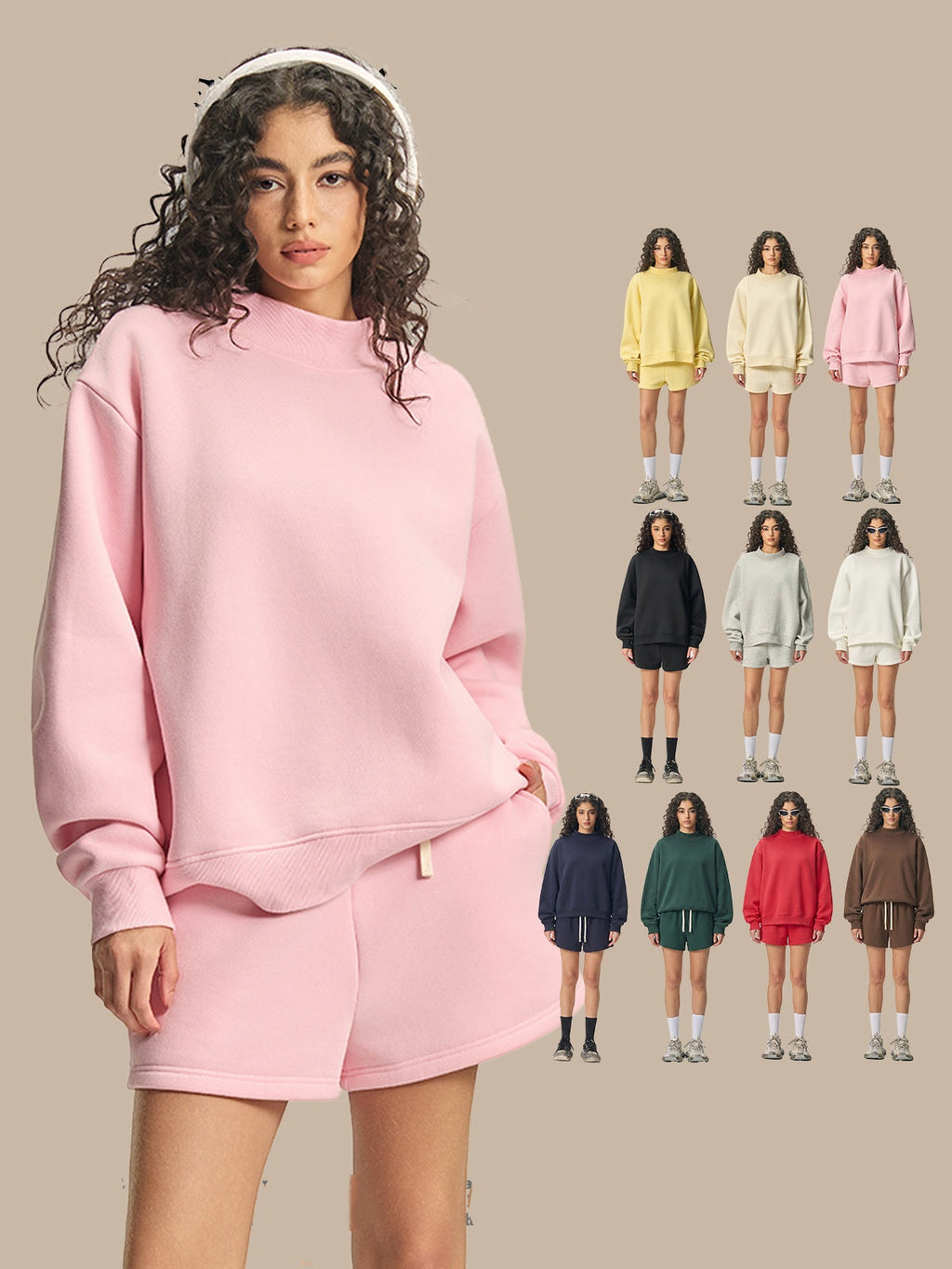 2724# A 3D Silver Women Sweatshirt Or Shorts
