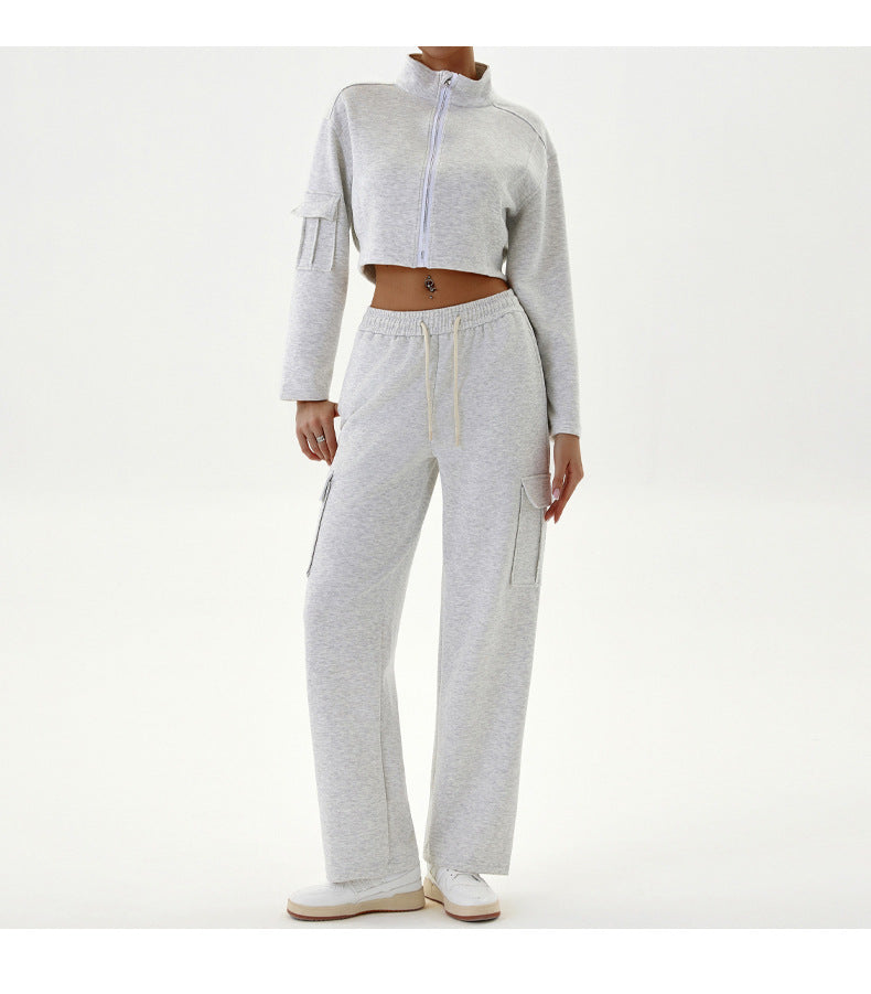 816# A 3D Silver Women Hoodies Pants Set