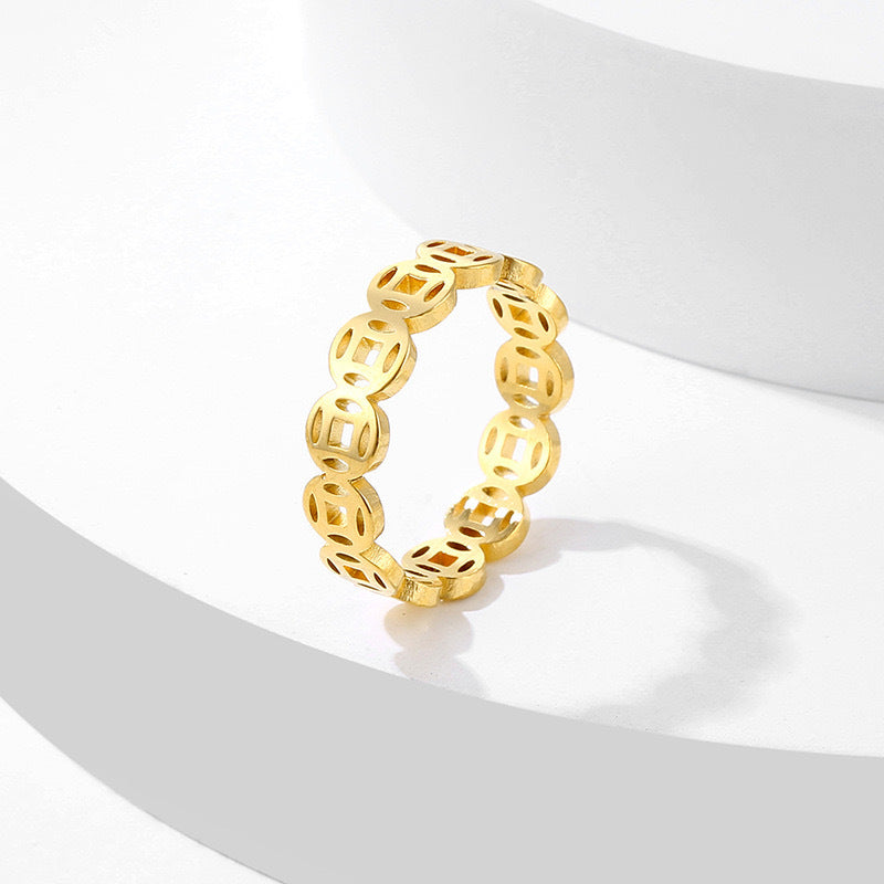 E7066# Titanium Steel Ring
