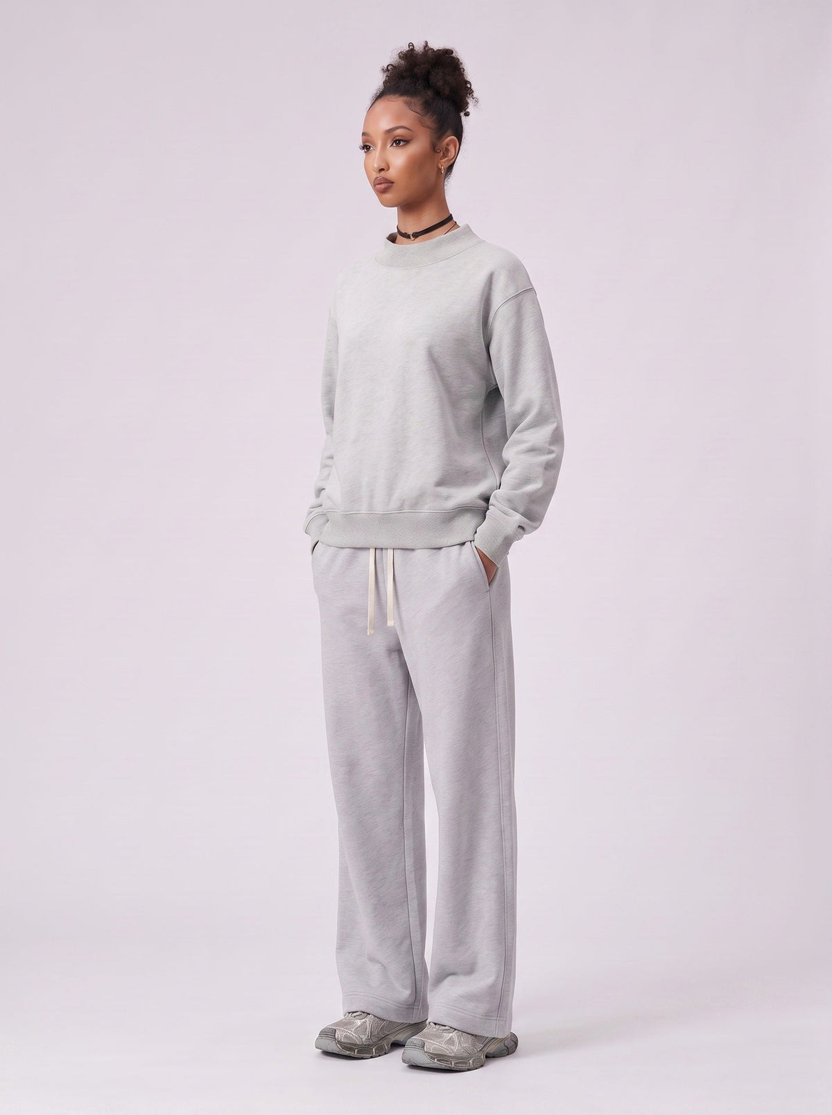 2725#A 3D Silver Women Sweatshirt Or Pants