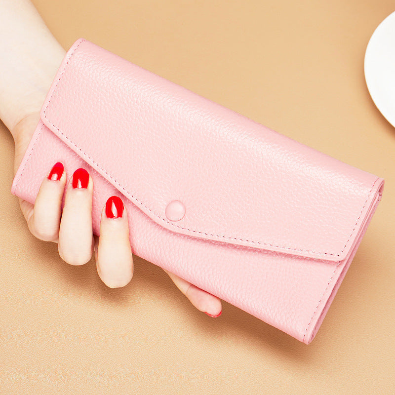 E6952# Cow Leather Wallet