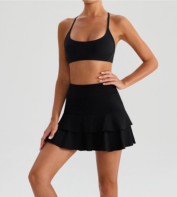 L6344# Women Yoga Bra Or Skirts