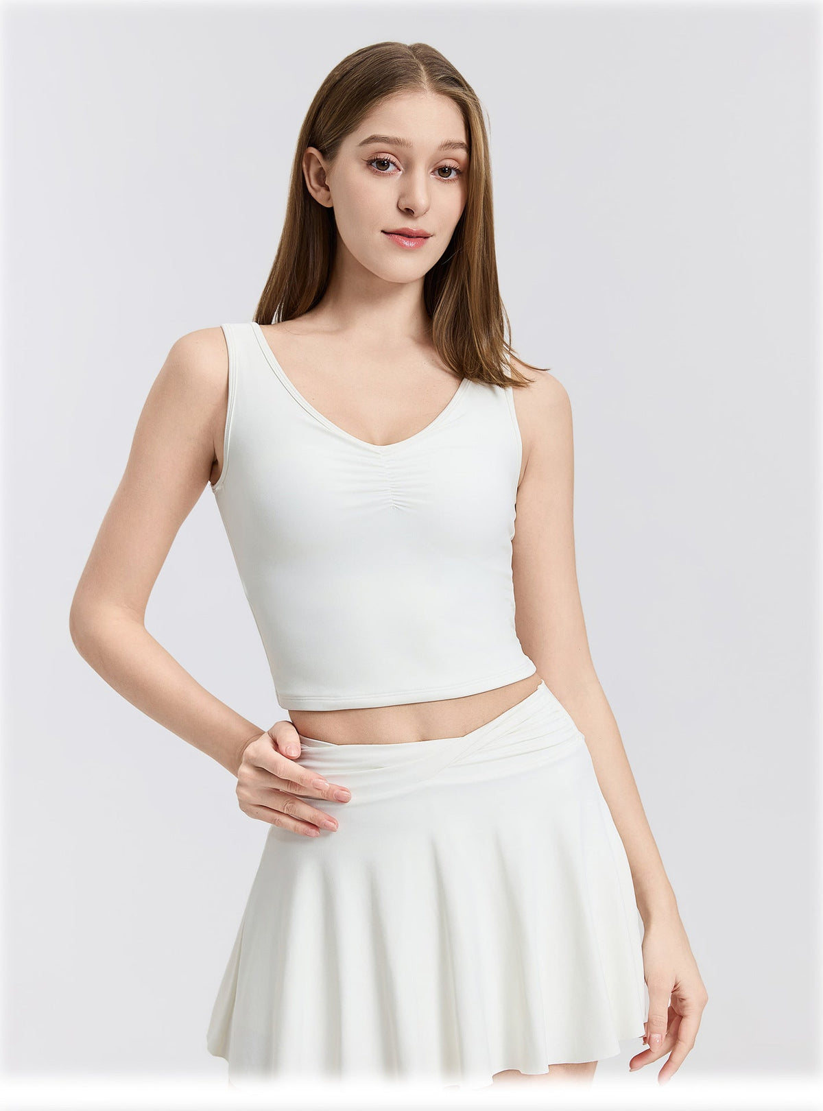 2628#A Women Yoga Vest Or Skirts