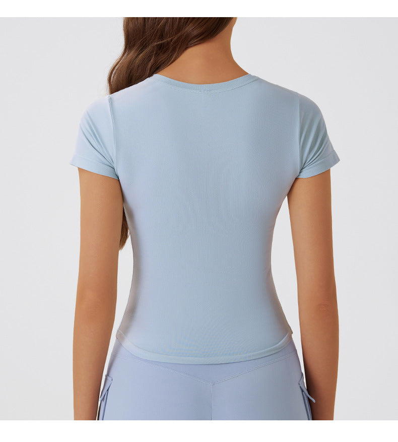 L4521# Women Yoga Shirts