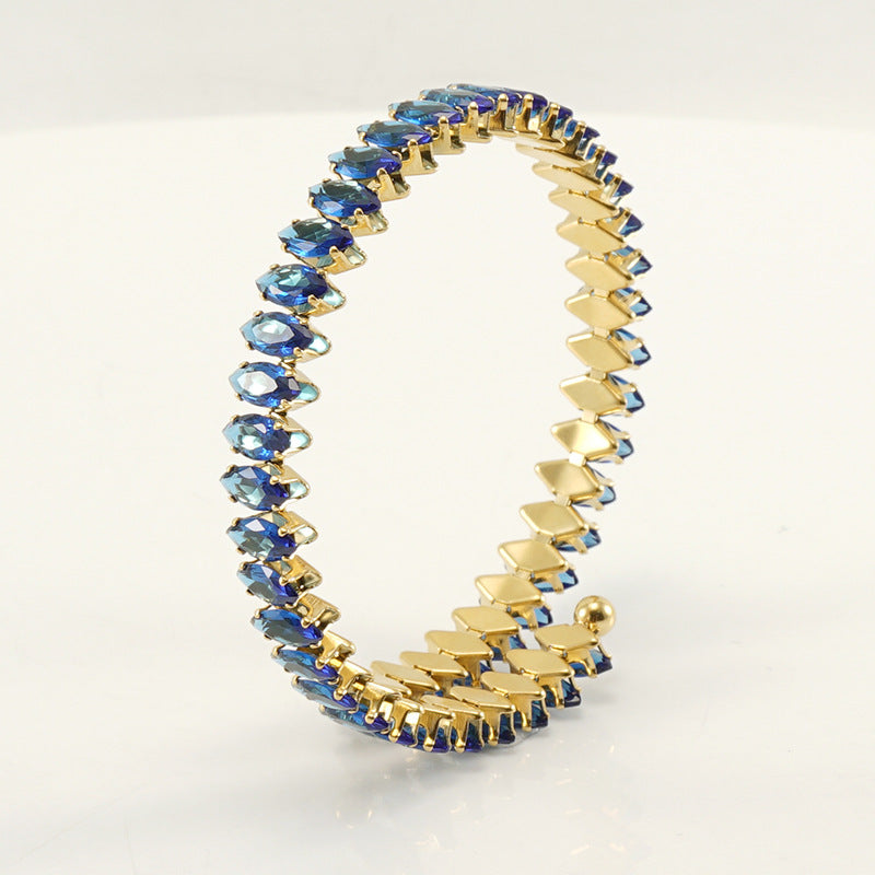 E2585#Chic Chalcedony Bracelet