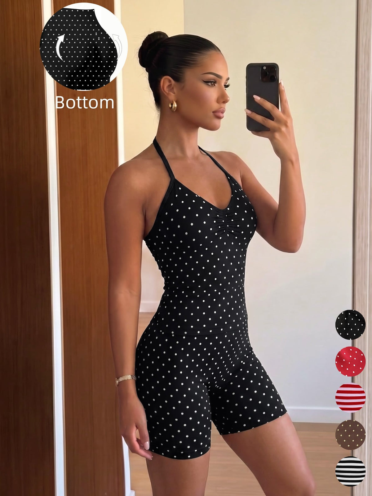 2993#A Women Yoga Tank And Shorts Set