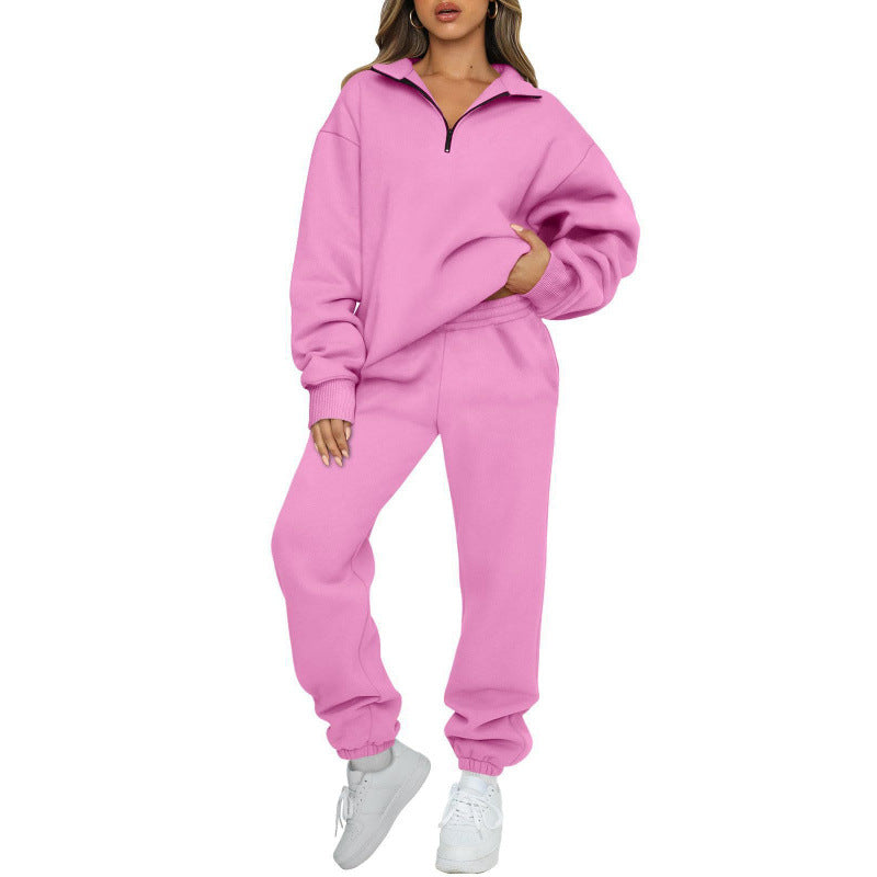 E7163#Women Sweatshirts Pants Set