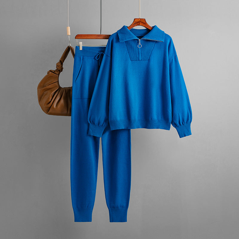 1402# A 3D LOGO Women Hoodie Pant Set