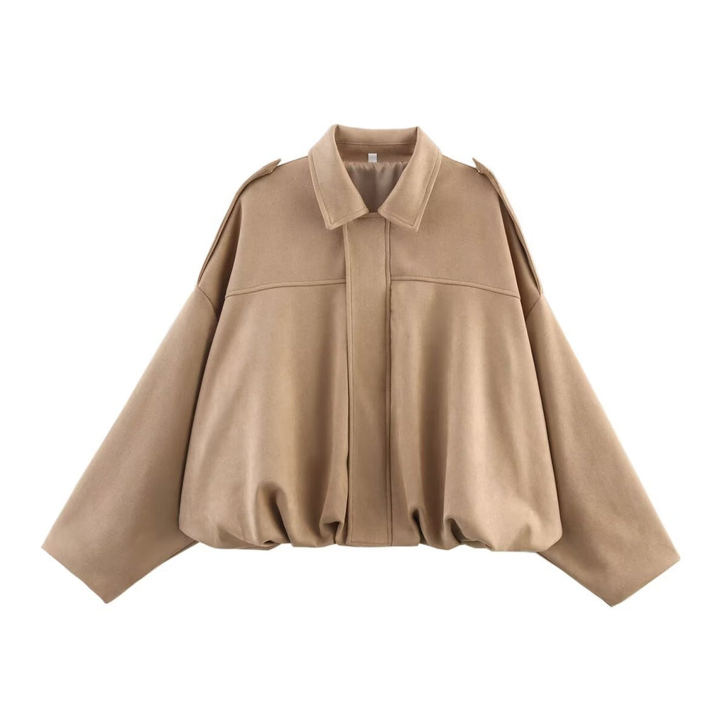 E7225# Fashion Casual Long Jacket