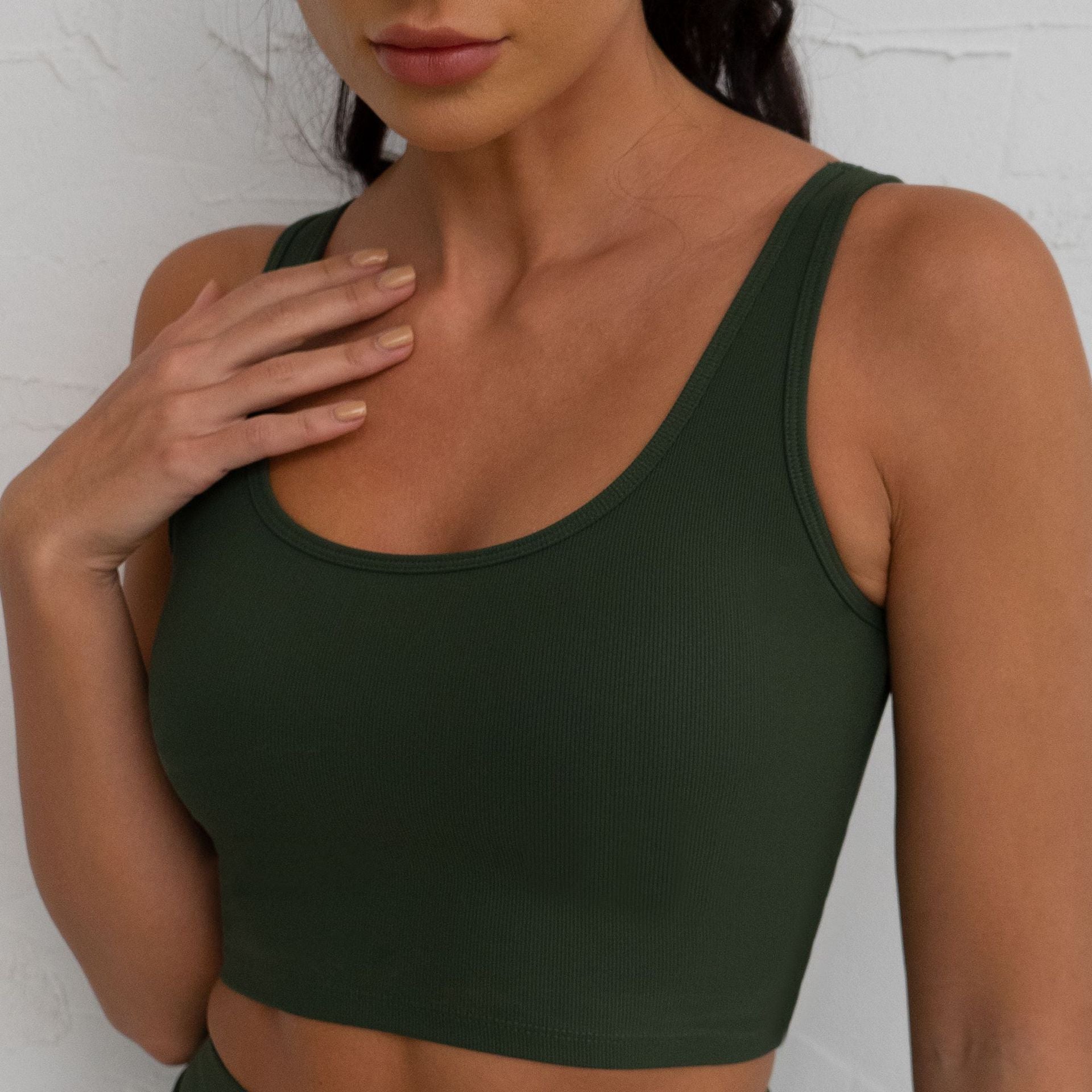 418# AL Women Yoga Bra Skirts Set