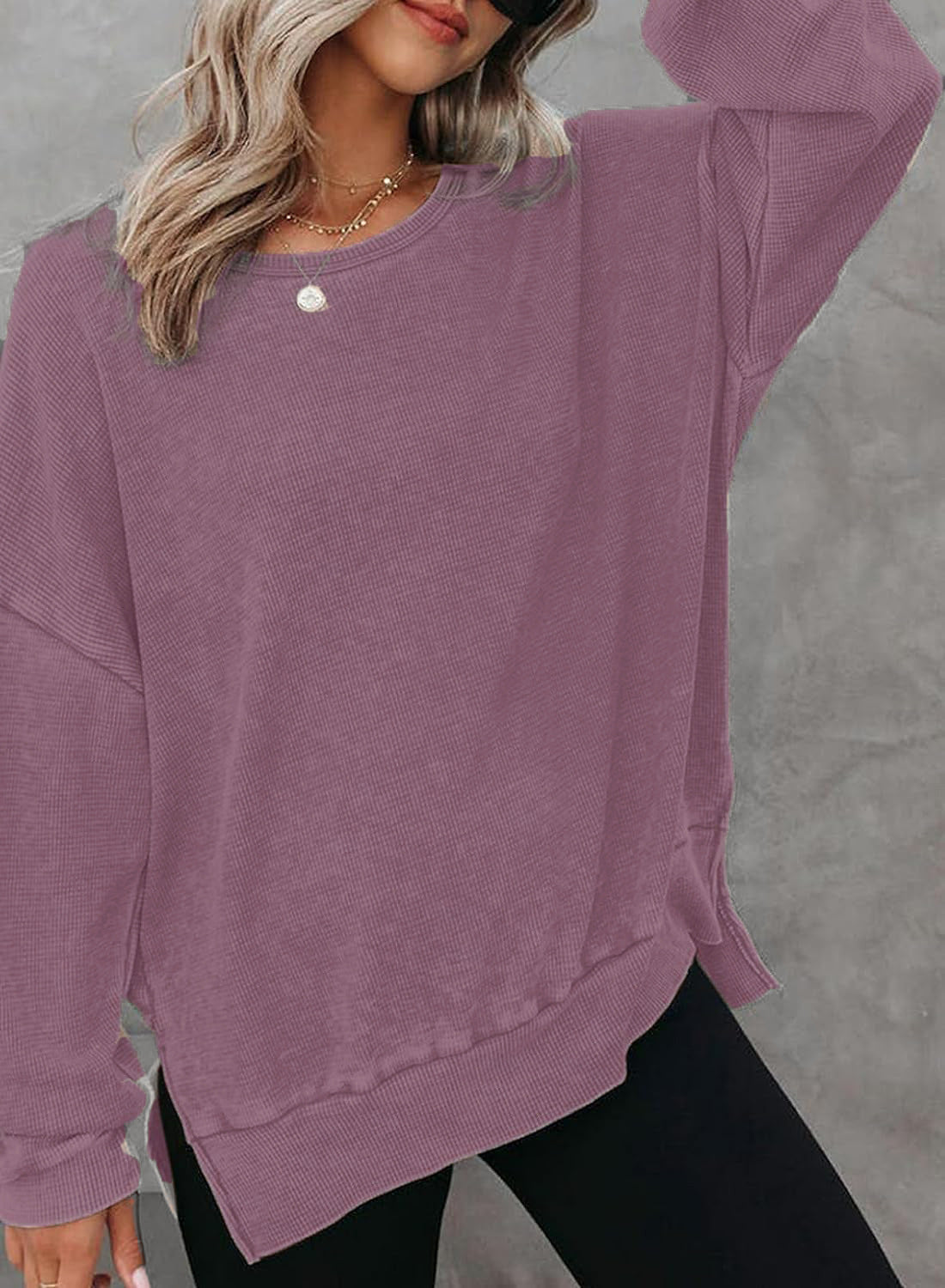 E7345#  Women Foam Printing Sweatshirts