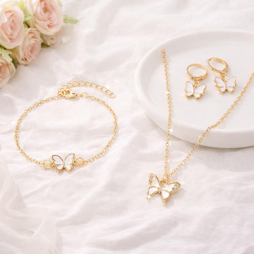 E7020# Titanium Steel Earrings ,Bracelets and Necklaces