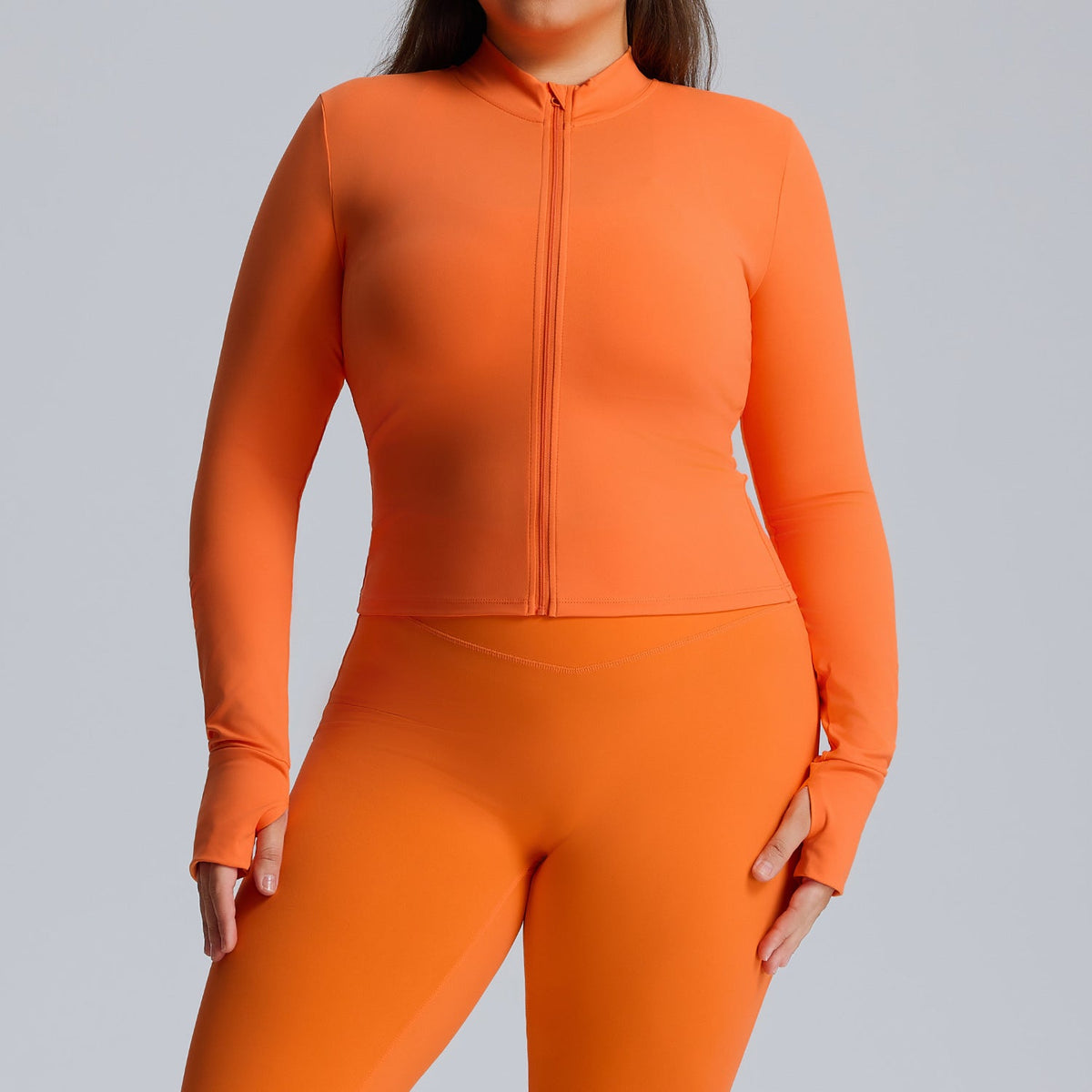 L6526# Women Large Size Yoga Jacket