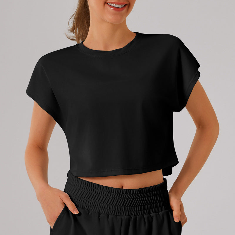 L4520-1# Women Yoga Top Shorts Set