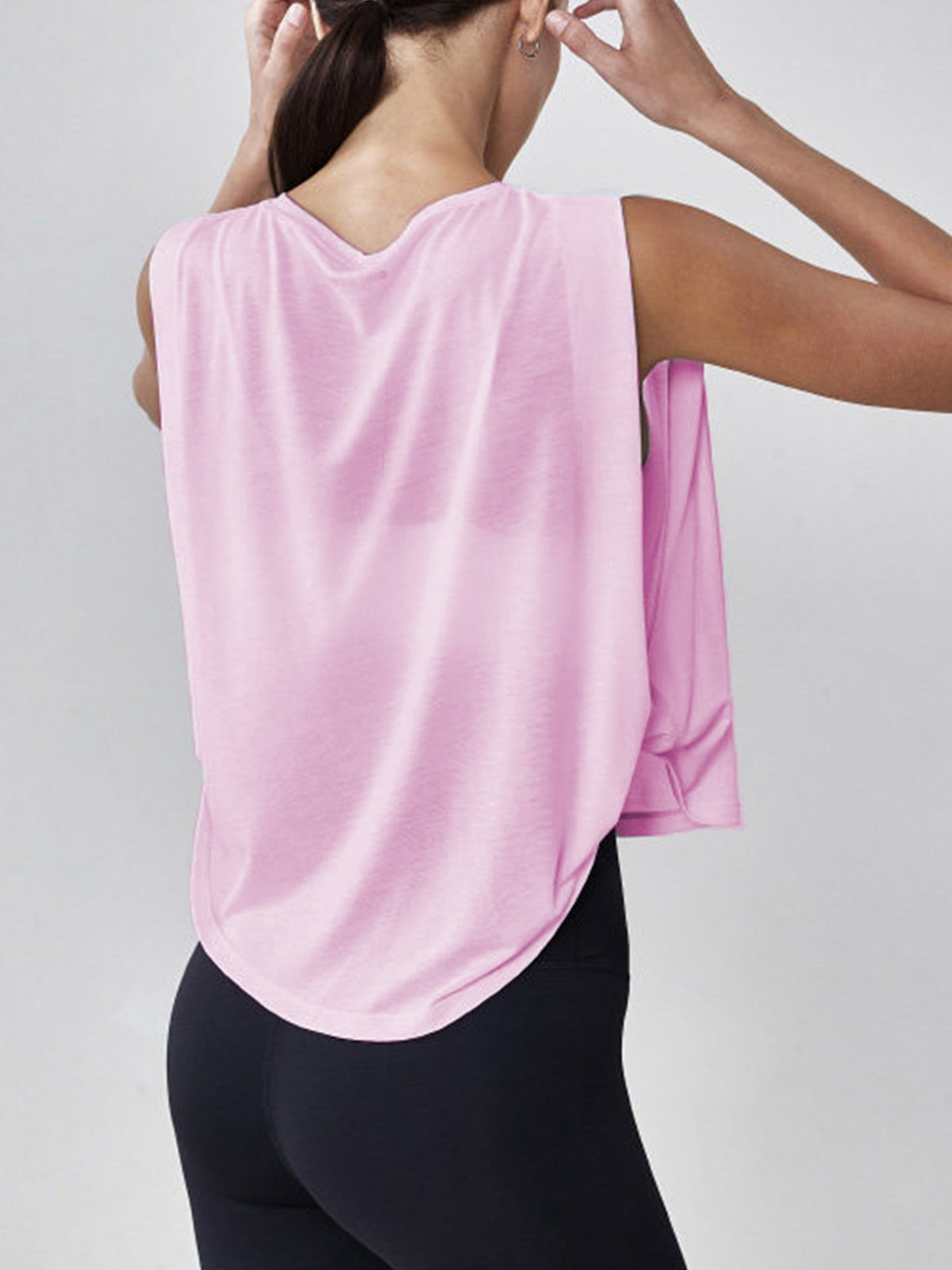 L6519# Women Sleeveless Workout Tank Top